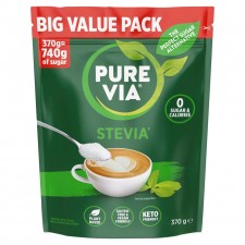 Pure Via Stevia Sweetener 370g