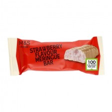 Marks and Spencer Strawberry Flavour Meringue Bar 20g
