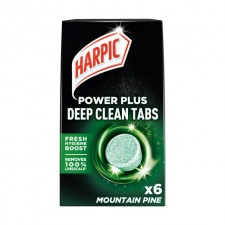 Harpic Power Plus Deep Clean Tabs Mountain Pine 6 pack