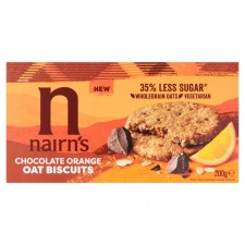 Nairns Dark Chocolate and Orange Oat Biscuits 200g