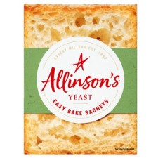 Catering Size Allinsons Yeast 6 Sachets Case of 12