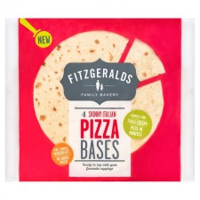 Fitzgeralds Skinny Italian Pizza Bases 4 per pack