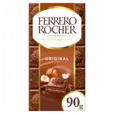 Ferrero Rocher Original Milk Chocolate Bar 90g