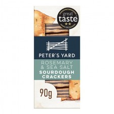 Peters Yard Rosemary and Sea Salt Sourdough Crackers 90g