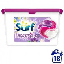 Surf Lavender and Spring Jasmine 3 In 1 Capsules 18 Washes