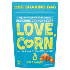 Love Corn Salt and Vinegar Corn Snack 115g