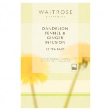 Waitrose Love Life Dandelion Fennel and Ginger Infusion 20 Teabags