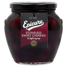 Epicure Stoneless Sweet Cherries in Light Syrup 550g