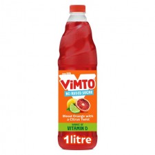 Vimto Blood Orange with a Citrus Twist No Added Sugar Squash 1L Bottle
