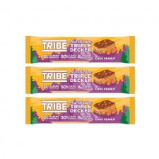 TRIBE Triple Decker Choc Peanut Butter Multipack 3 x 40g