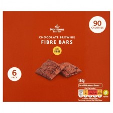 Morrisons Fibre Bar Chocolate Brownie 6 pack