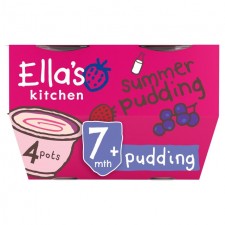 Ellas Kitchen Summer Pudding from 7 Months 4 x 80g