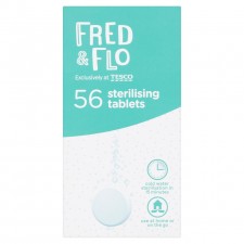 Tesco Fred and Flo Sterilising Tablets 56 Pack