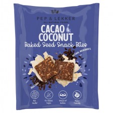 Pep and Lekker All Natural Foods Seed Snacks Cacao and Coconut 30g