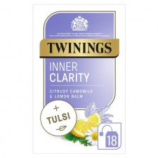 Twinings Inner Clarity Lemon Balm and Camomile Tea with Tulsi 18 per pack