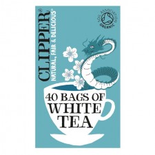 Clipper Organic and Fairtrade White Tea 40 Teabags