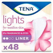 Lights by TENA Incontinence Liners 48 per pack