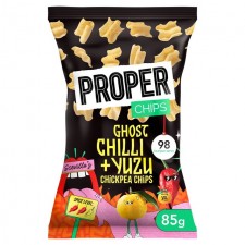 Properchips Ghost Chilli and Yuzu Chickpea Chips 85g