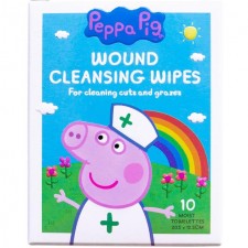 Jellyworks Peppa Pig Wound Cleansing Wipes 10 Pack