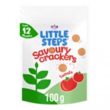 SMA Little Steps Organic Tomato Savoury Crackers 100g