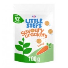 SMA Little Steps Organic Carrot Savoury Crackers 100g