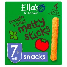 Ellas Kitchen Tomato and Basil Melty Sticks 4 x 6g