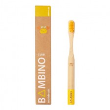 Bamboo Club Bambino Yellow Kids Toothbrush