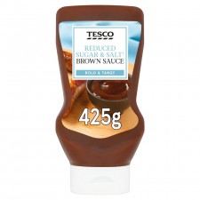 Tesco Reduced Sugar and Salt Brown Sauce 425G