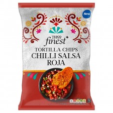 Tesco Finest Chilli Salsa Roja Tortilla Chips 150g