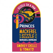 Princes Mackerel Smokey Chilli And Tomato Sizzle in a Pan 160g