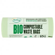 BioBag 12L Compostable Bin Liners 14 per pack