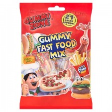 Gummi Zone Fast Food Mix Multibag Sweets 172g