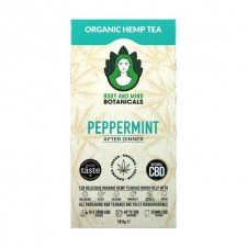 Body and Mind Botanicals Organic Hemp Tea Peppermint 10 per pack