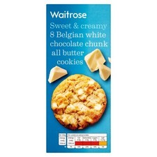 Waitrose Belgian White Choc Chunk Cookie 200g