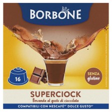 Caffe Borbone Super Chocolate Dolce Gusto Compatible Capsules 16 per pack