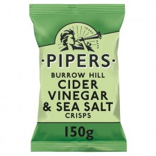 Pipers Cider Vinegar and Sea Salt Crisps 150g