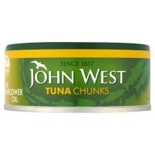 John West Tuna Chunks In Sunflower Oil 160g