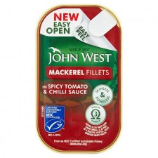 John West Mackerel Fillets in Spicy Tomato and Chilli 115g