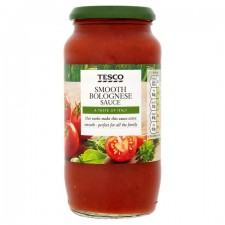 Tesco Smooth Bolognese Pasta Sauce 500g