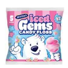 McVities Iced Gems Candy Floss Flavour 5 pack