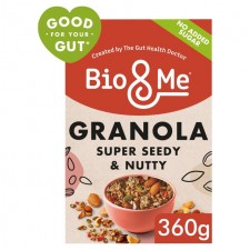 Bio&Me Granola Super Seedy and Nutty Gut Loving Prebiotic 360g