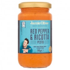 Jamie Oliver Red Pepper and Ricotta Pesto 190g