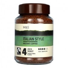 Marks and Spencer Coffee Rich Italian 200g Instant Fairtrade