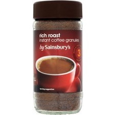 Sainsburys Rich Roast Instant Coffee 100g