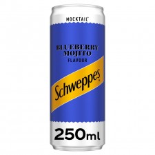 Schweppes Blueberry Mojito Mocktail 250ml