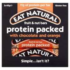 Eat Natural Protein Packed Chocolate and Orange Bars 3 Pack