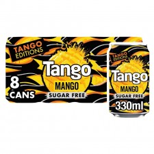 Tango Mango Sugar Free Soft Drink 8 x 330ml