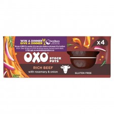 Oxo Stock Pots Rich Beef with Rosemary and Onion 4 x 20g