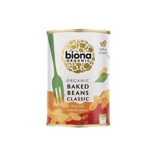 Biona Organic Baked Beans in Rich Tomato Sauce 400g Tin