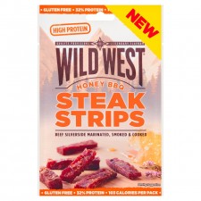 Wild West Honey BBQ Steak Strips 35g